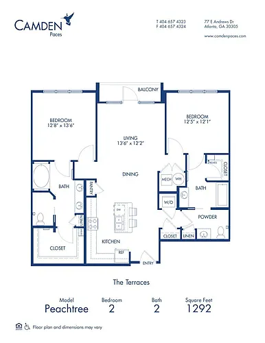 Floor plan Peachtree