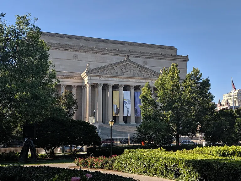 National Archives and the Smithsonian Art Museum and the National Mall are even closer than the White House.
