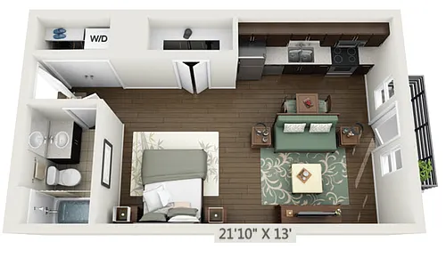 Floor plan 1S3 - Phase 1 Classic