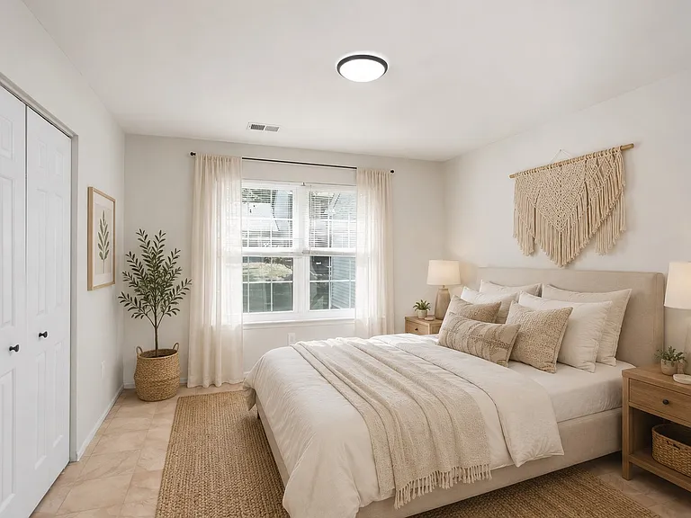 Virtually staged - Primary bedroom