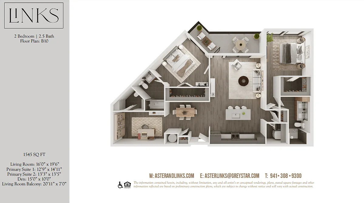 Floor plan Links B10