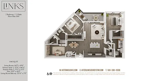 Floor plan Links B10