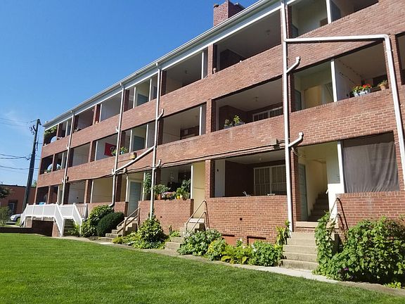Rear porch on every unit