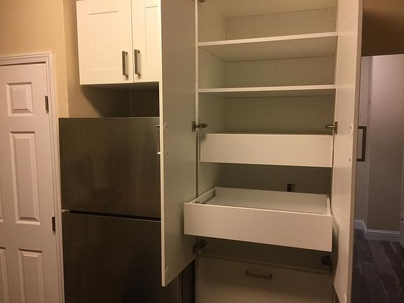 Pull out shelves