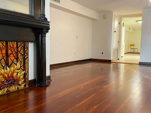 Living room from front door view