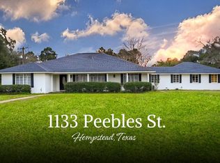 1133 Peebles St, Hempstead, TX 77445