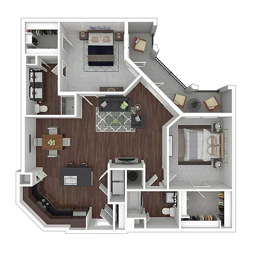 Floor plan B6 District