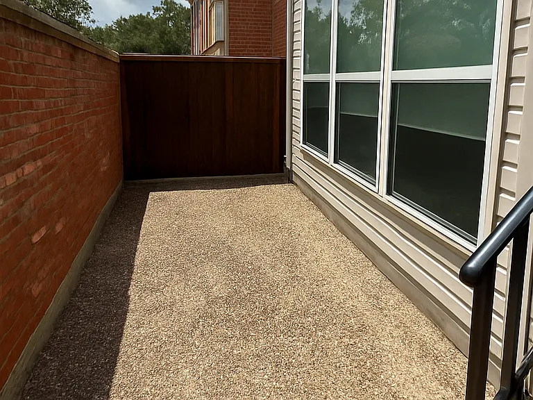 Shared Patio (Photos shown without furniture are not representative of the current fully furnished unit)