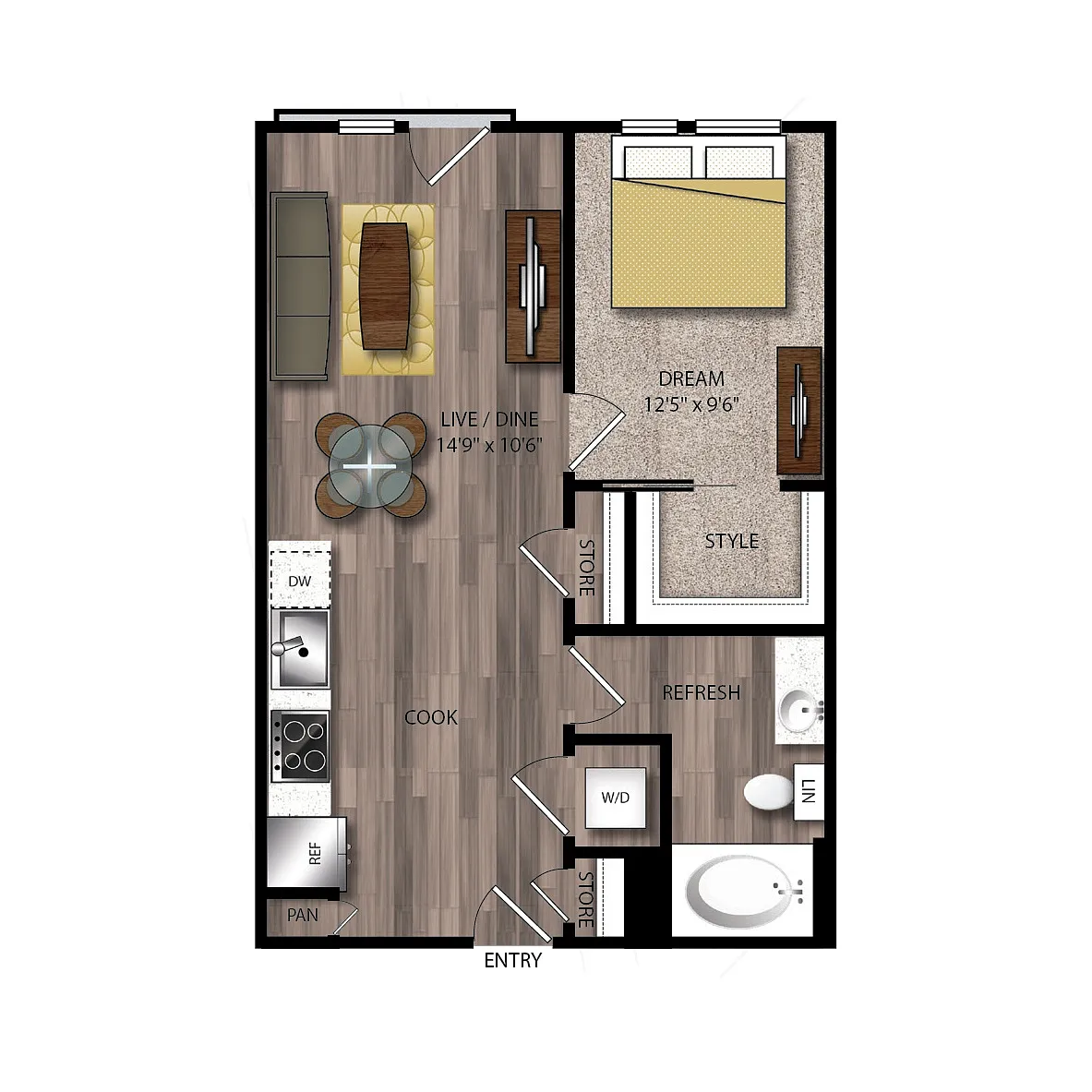 Floor plan A73