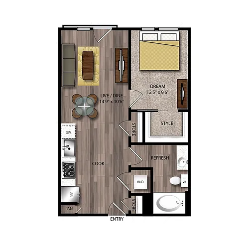Floor plan A73