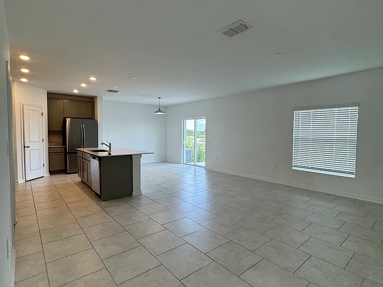Living room and Kitchen