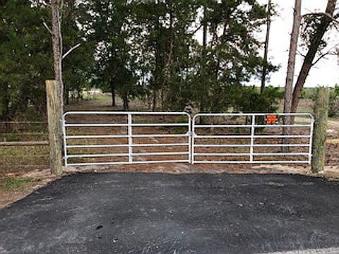 Main gate on Turkey Lake Rd