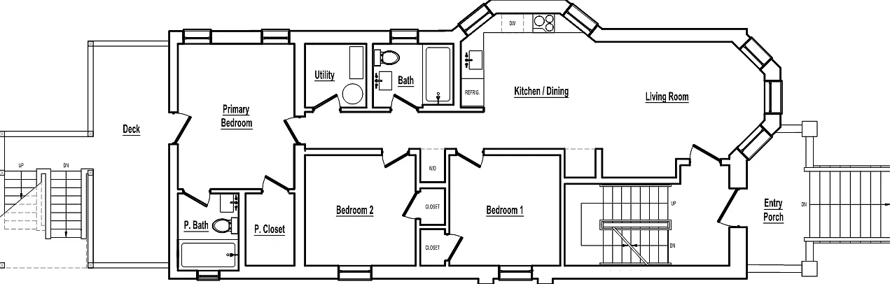 3 bed, 1250 sqft, $950 — Photo 1
