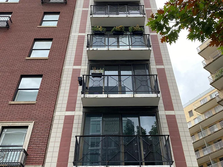 front of building