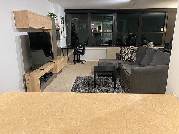 Looking at Living Room from Kitchen counter
