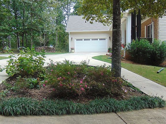 Flower bed in front yard