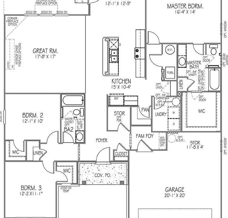 Crossroads 1859 Plan, Highlands at Grassy Creek, Indianapolis, IN 46239 ...