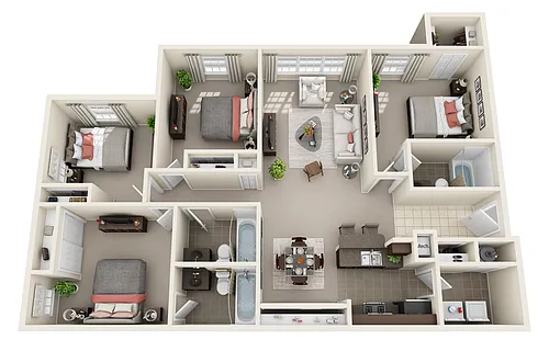 Floor plan D1