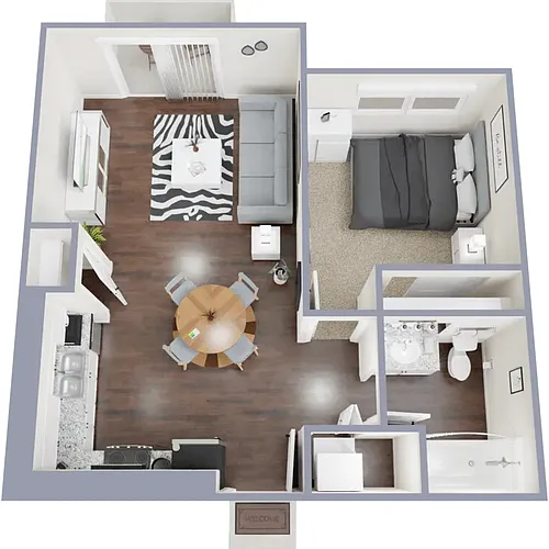 Floor plan 1X1