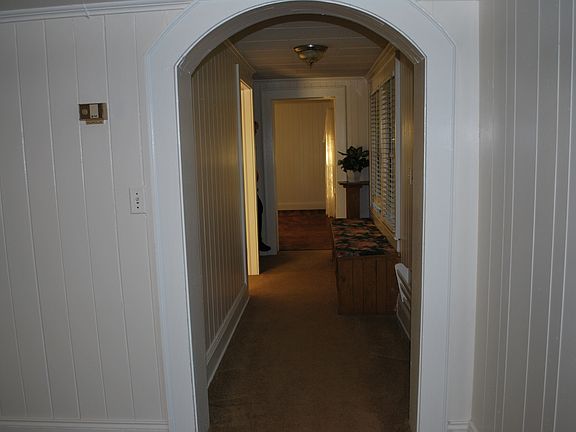 arched doorway and hallway
