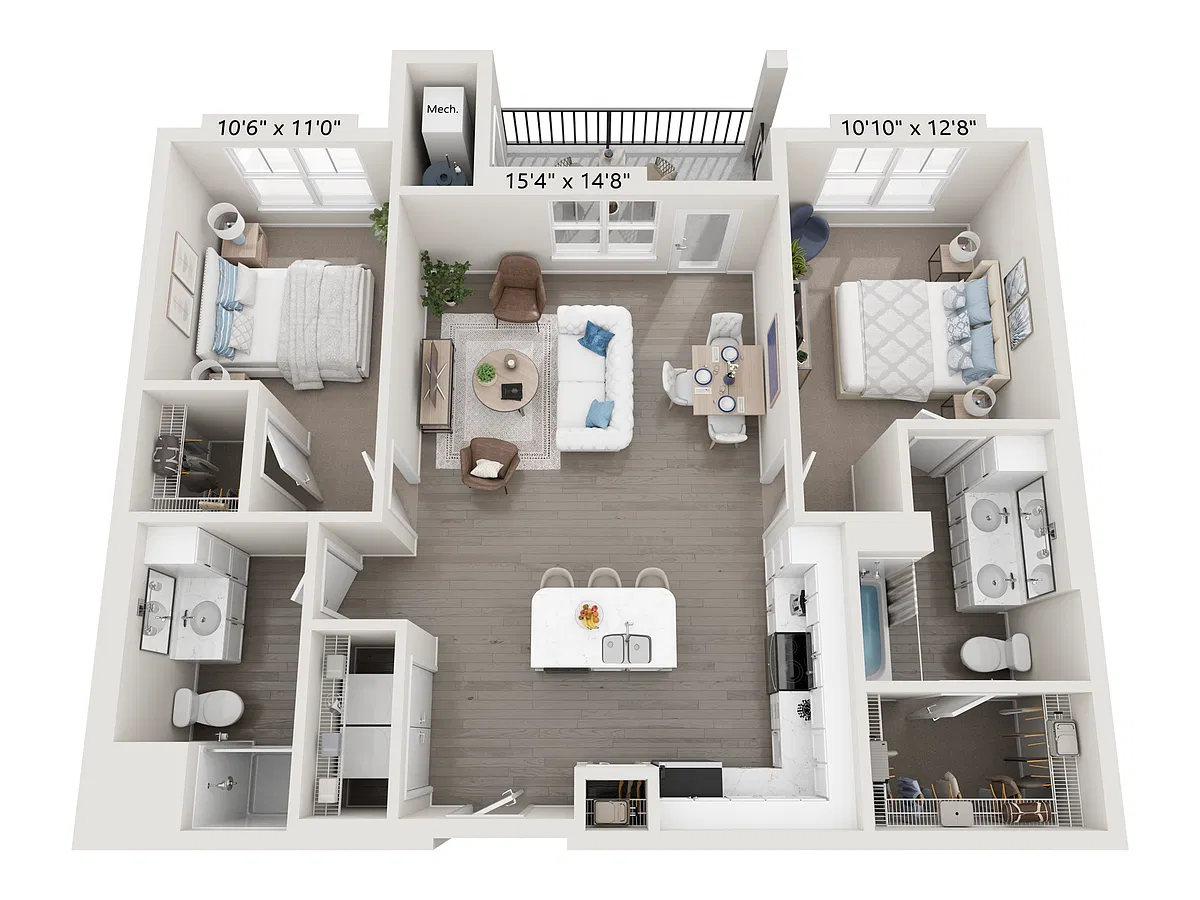 Floor plan B38-H