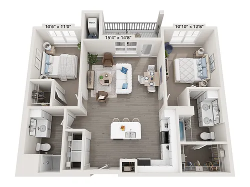 Floor plan B38-H