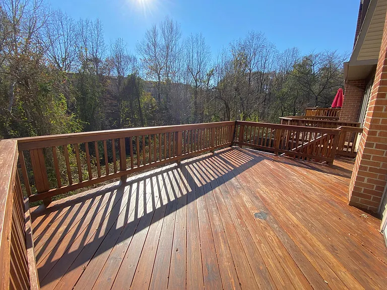 main level deck