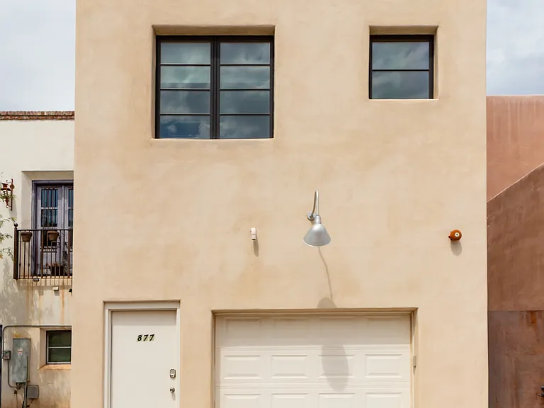 Rear view of the home