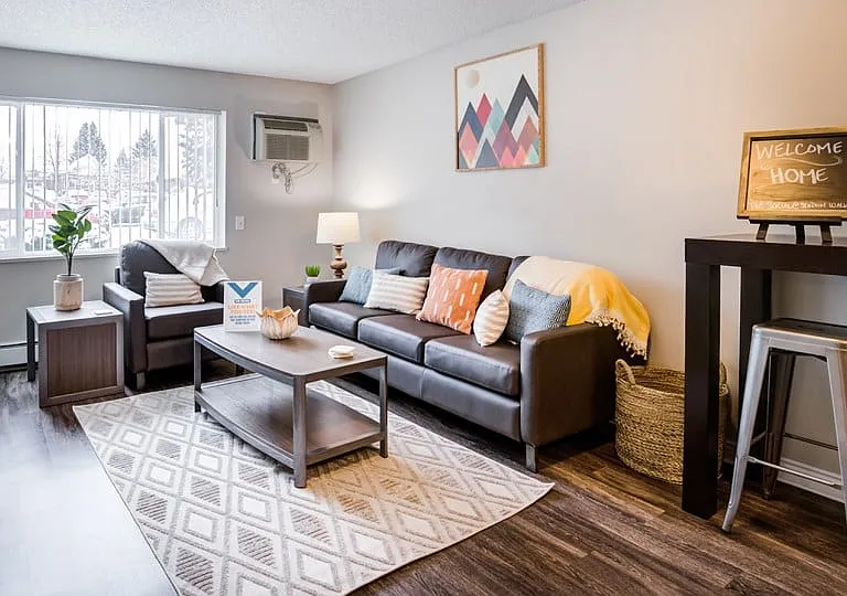 Vinyl plank is available on first floor renovated units.*