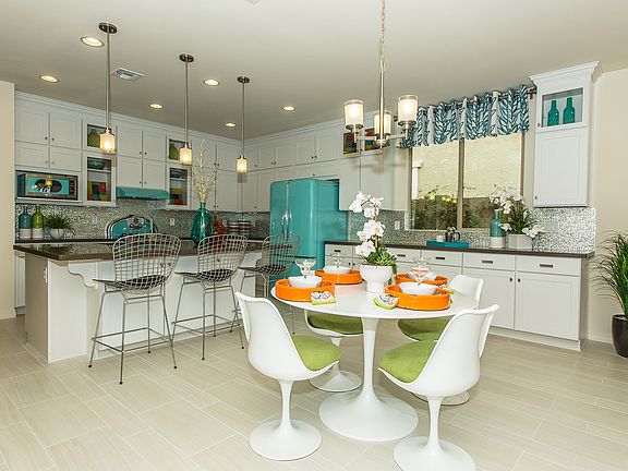 Dining area open to kitchen