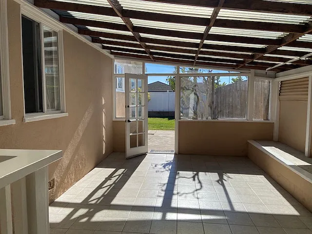 Covered Patio Area