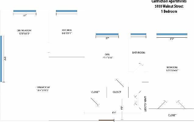 2nd image of 5930 Walnut St APT C2