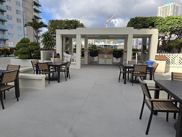 tables and chairs for hanging out with friends