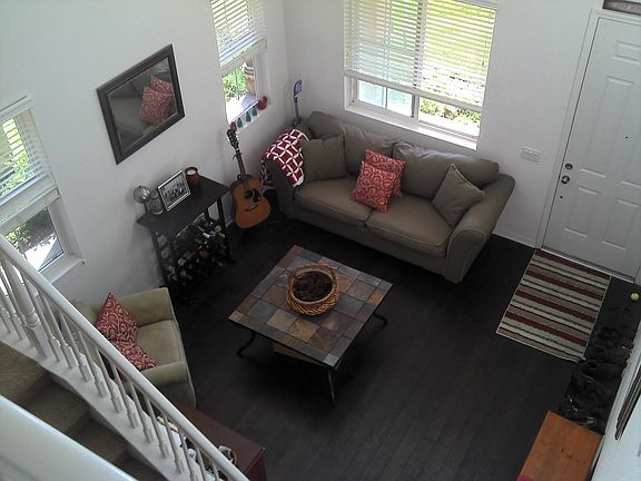 Up Stair View looking down into entry