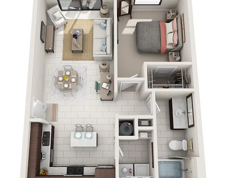 Solle Davie Luxury Apartments - Malaga - 1 Beds - 1 Baths - 801 Sq. ft.