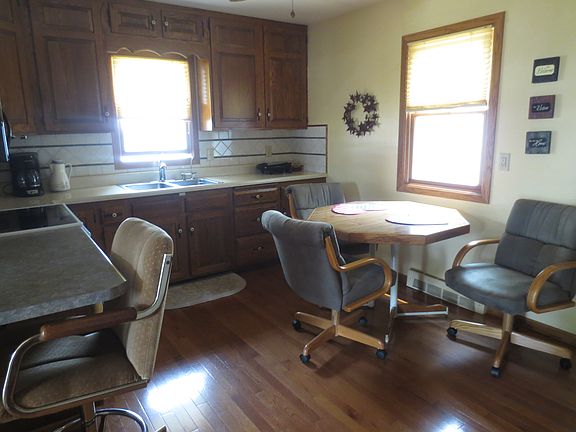 Wood cabinets