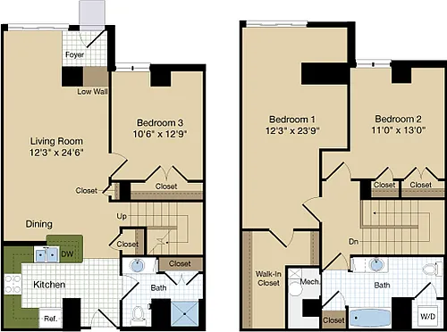 Floor plan Townhouse