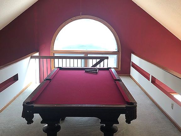 Loft with pool table