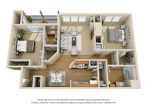 Floor plan Princess Palm