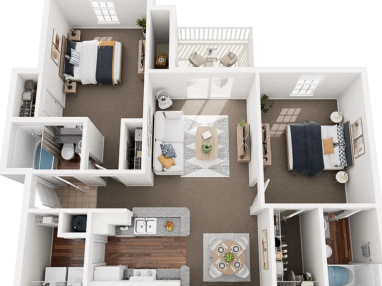 The Henderson floor plan The Vinings at Duncan Chapel