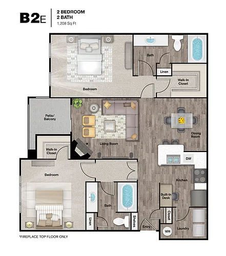 Floor plan B2EUPGRADE