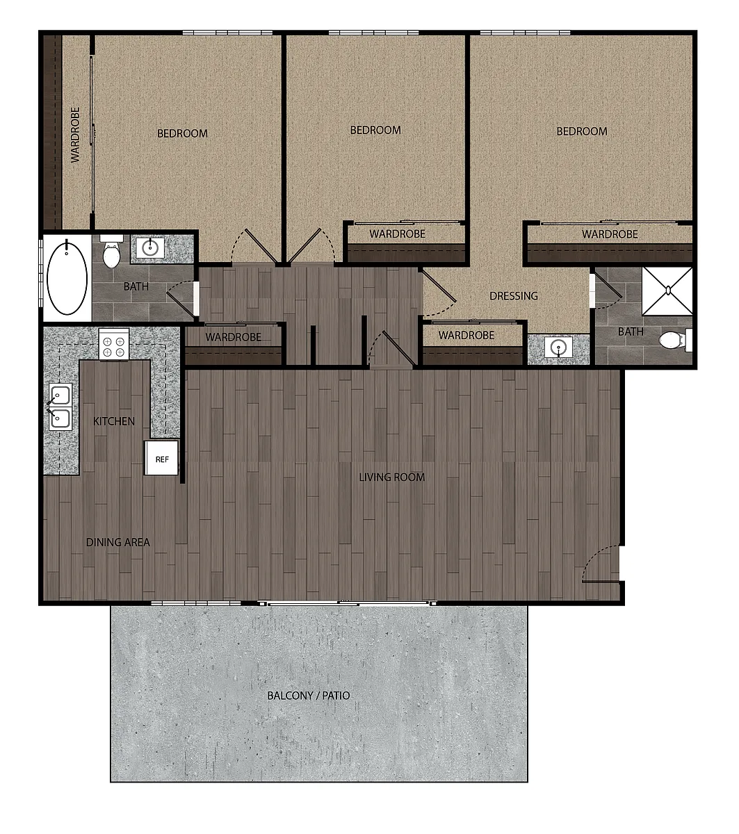 Floor plan Del Rey
