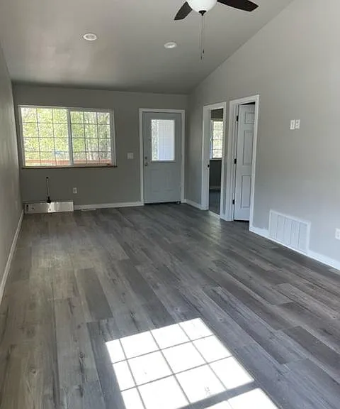 Upstairs living area with door to Patio.