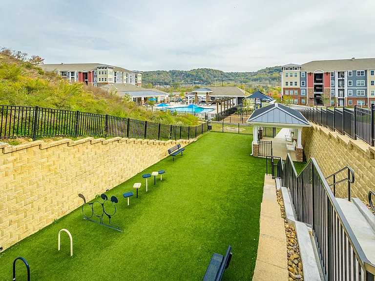 Leash-Free Bark Park at Hawthorne at the W in Chattanooga, TN