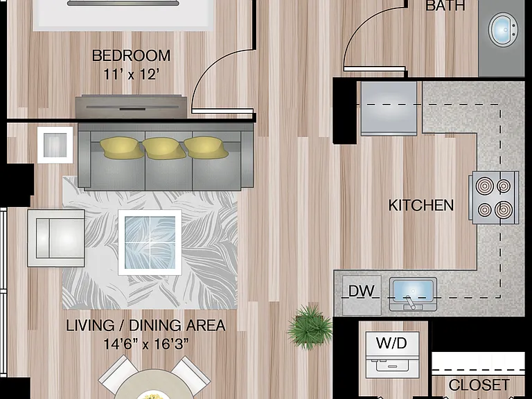 692 sq ft 692 sq ft