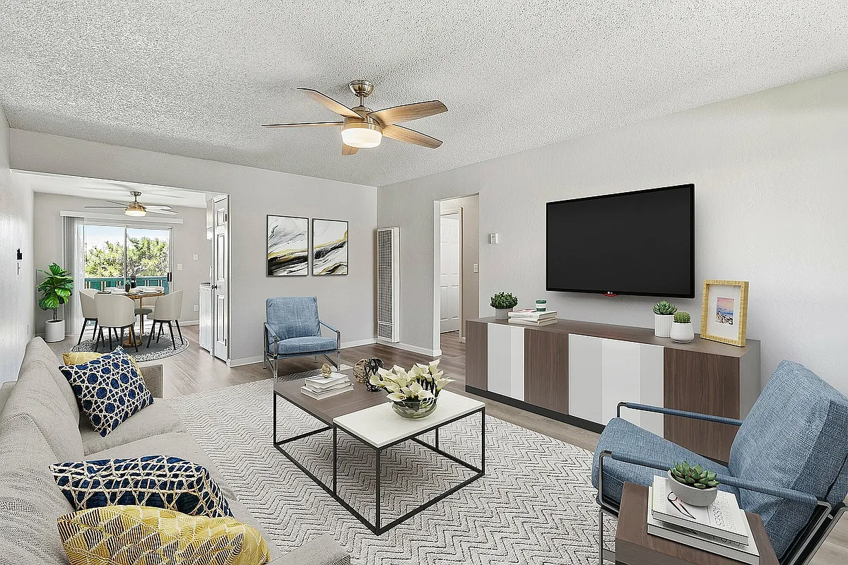 Living Room - Buchanan Gardens Apartments