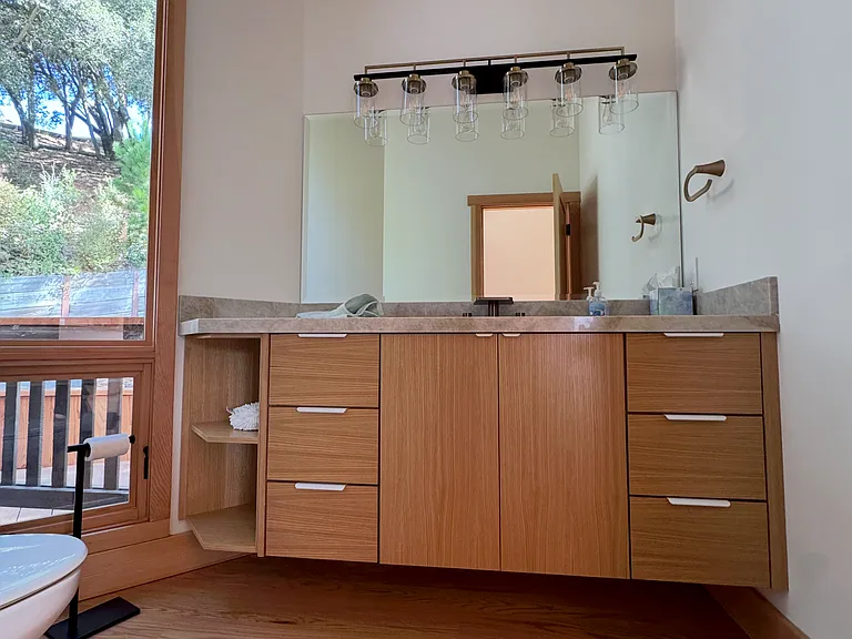 Upstairs half bathroom