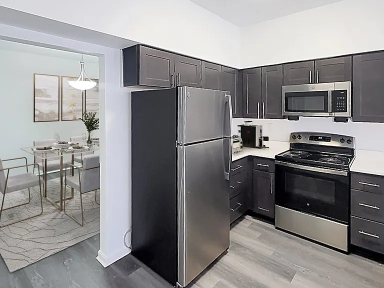 Cascades Suites Modern Renovated Kitchen View 1