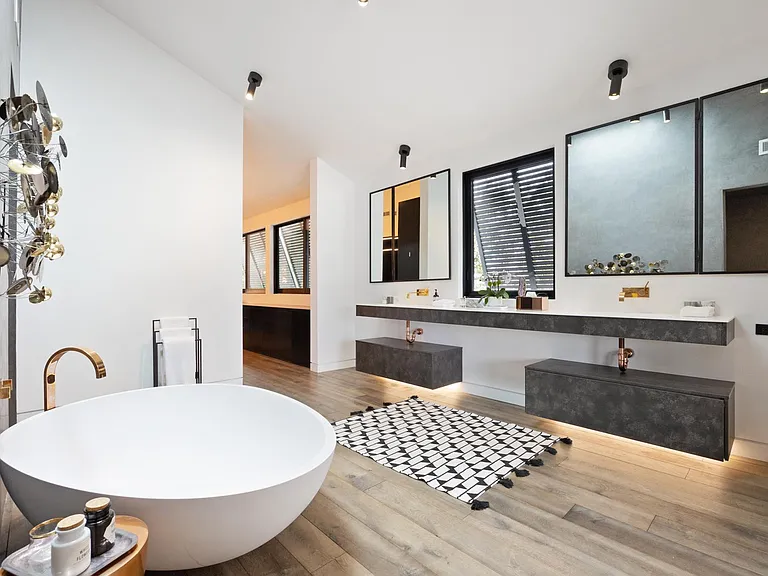 Modern, elegant and absolutely luxurious bathrooms.