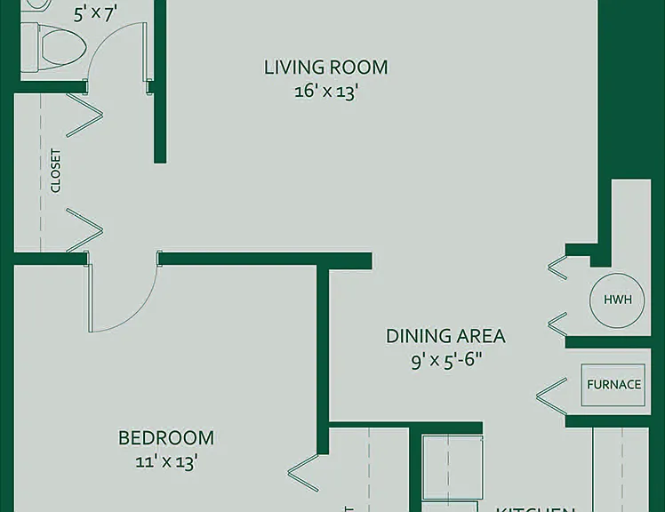 Brandywyne Village - 1 Bedroom - First Floor Brandywyne Village - 1 Bedroom - First Floor